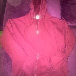 Hanes EcoSmart Burgundy Hoodie